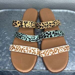 Madewell Illana Strappy Slide Sandal Size 7.5